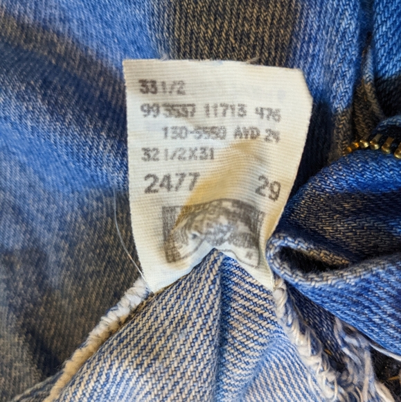 Lee Riders Straight Leg Jeans size 33 1/2 - Picture 4 of 6